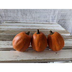 Mini ceramic pumpkin gourd set